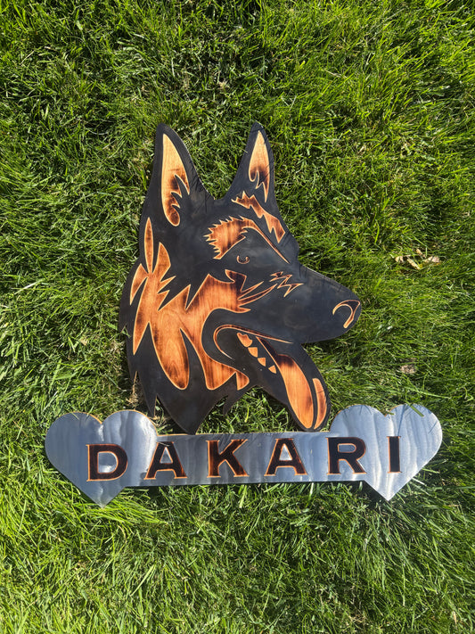 24" Custom GSD Portrait - Happy