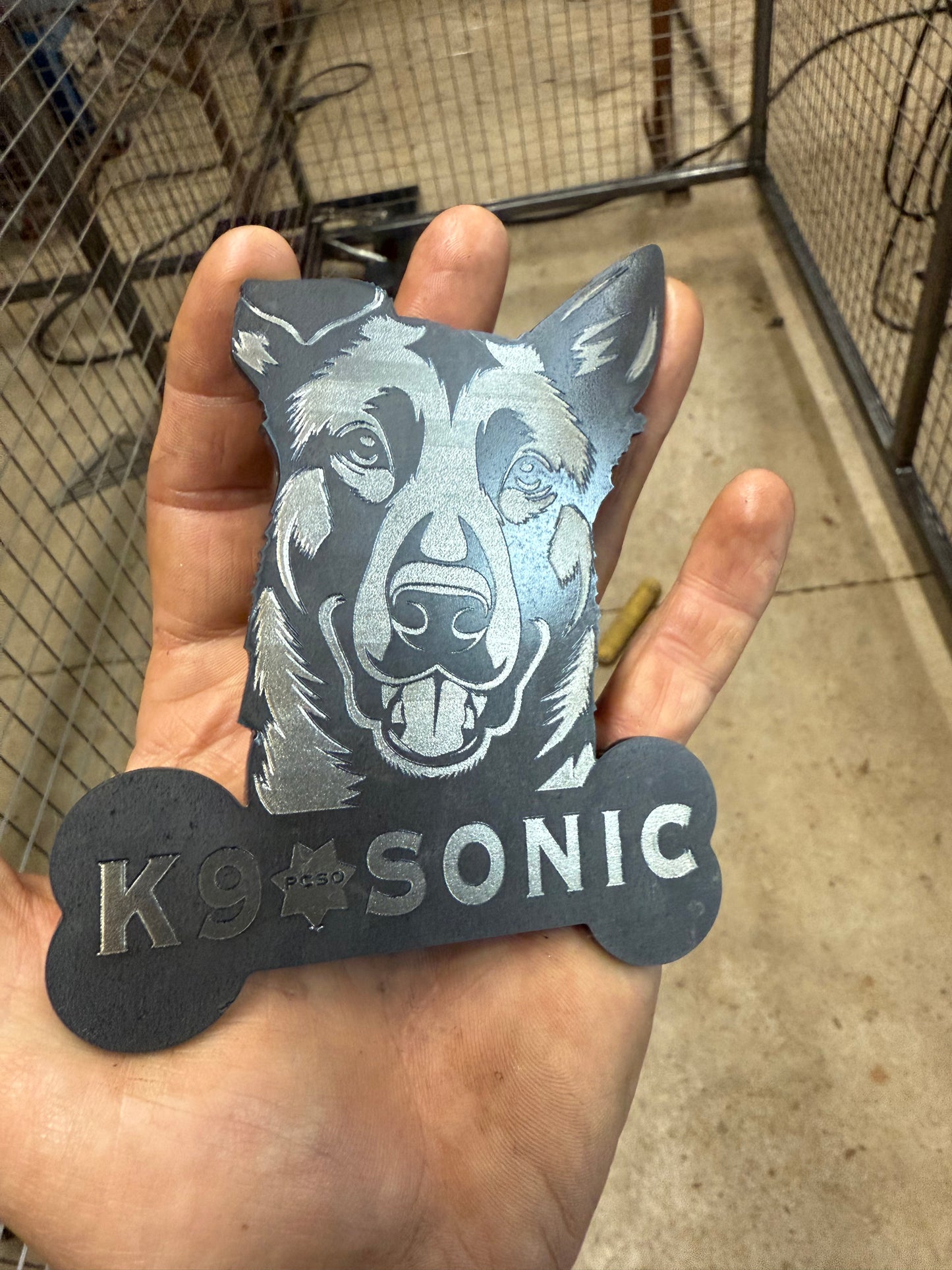 4" Metal Ornament
