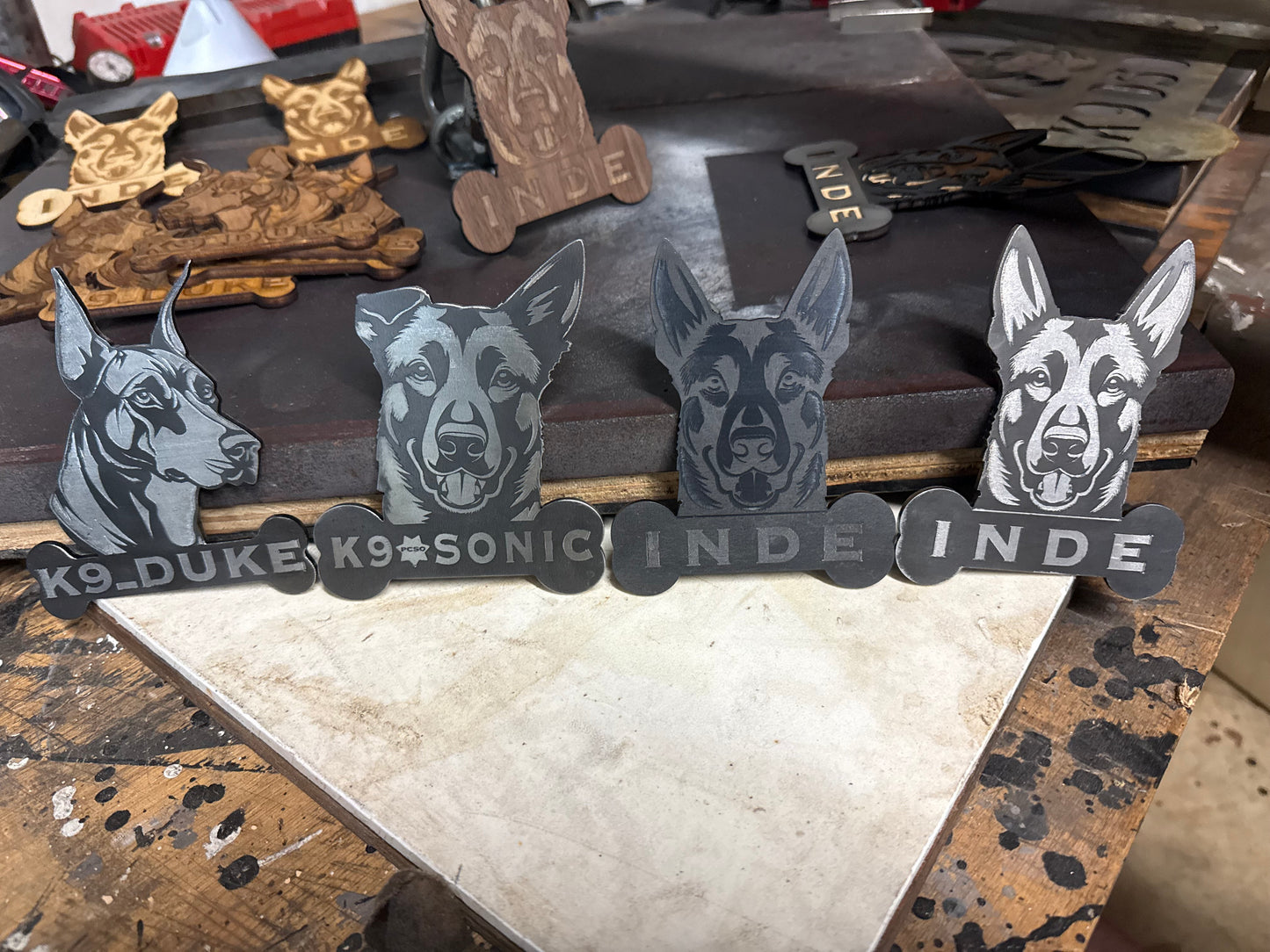4" Metal Ornament
